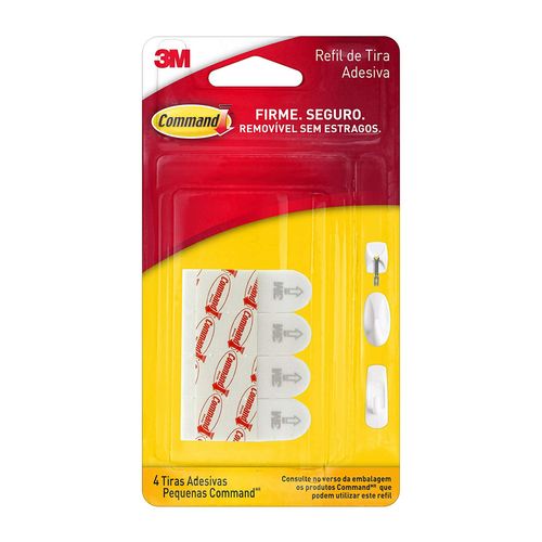 Refil De Adesivos Pequeno 3M Command HB004082184