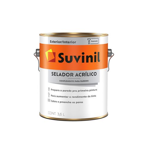Selador Suvinil Acrílico 3,6 Litros 53445344