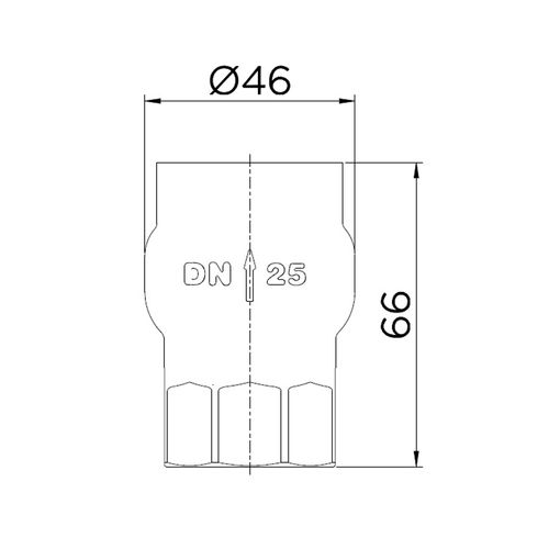 Válvula Docol Retenção Vertical 1" 30101000