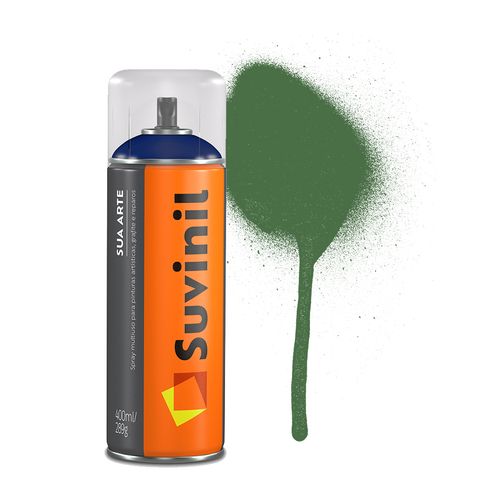 Spray Sua Arte Suvinil Brilhante Verde Folha 0,4 Litros 54631859
