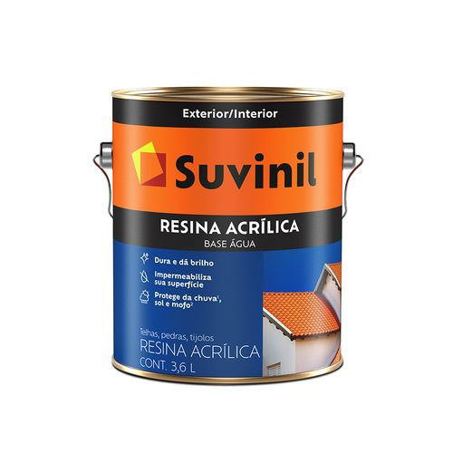 Resina Suvinil Acrílica Base Água 3,6 Litros Incolor 50217509