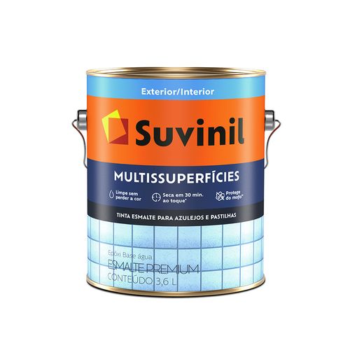 Tinta Suvinil Multissuperfícies Acetinado Branco 3,6 Litros 50298762