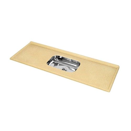 Pia Decoralita Granito Sintético 150x54Cm Marrom Imperial PP154