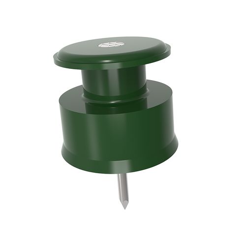 Roldana 36X36 PVC com Prego Galvanizado Cartela com 10 Peças