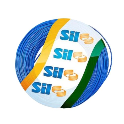 Cabo Sil Flexível 6,0Mm2 Rolo 100 Metros Azul