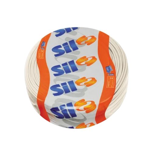 Cabo Sil Flexível 2,5Mm2 Rolo 50 Metros Branco 5318