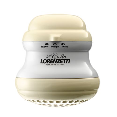 Chuveiro Lorenzetti Bello Banho com Cano Bege 4500W 220V
