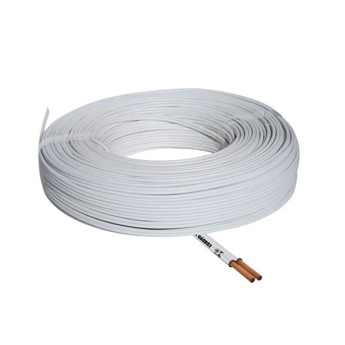 Fio Sil Paralelo 2X1,5mm Rolo 50 Metros Branco 5517