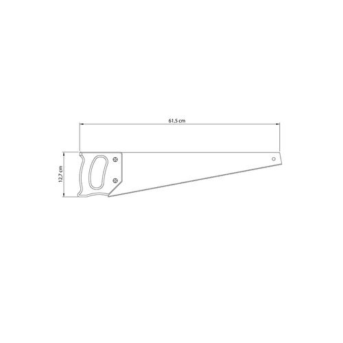 Serrote Tramontina Utility 22" com 7 Dentes por Polegada — Ref. 43200022