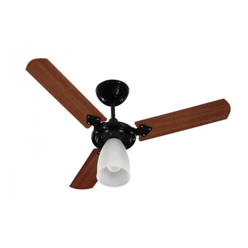 Ventilador Tron Marbela 3 Pás Verniz  127V CLM  Preto