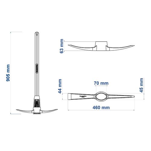 Picareta Tramontina 4Lb C/ Cabo 90Cm 77300543