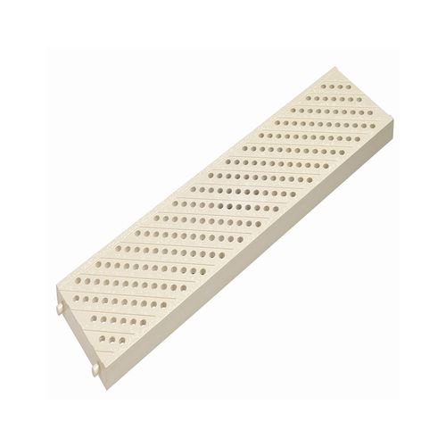 Grelha Tigre para Calha Piso Piscina Branca 13X50Cm 32030580