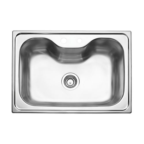 Pia Tramontina Inox 93806/122 68,5x48,5cm Morgana 60 Fixador com Válvula 4.1/2"