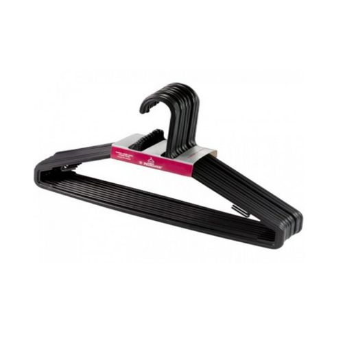 Cabide Primafer 10 Peças Preto — Ref. Pr9103-10D