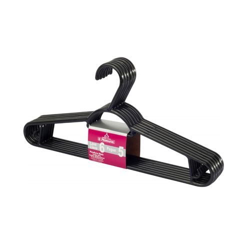 Cabide Primafer Pendura Mais 6Pc Br/Pt Pr105-6Cd Pr9105-6Cd