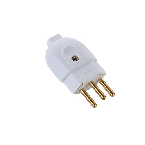 Plugue Tramontina Macho 2P+T 10A/250V Br  57402103