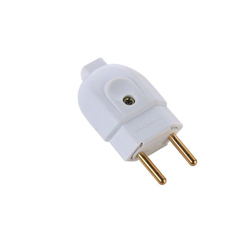 Plugue Tramotina Macho 2P 20A/250V Branco 57402104