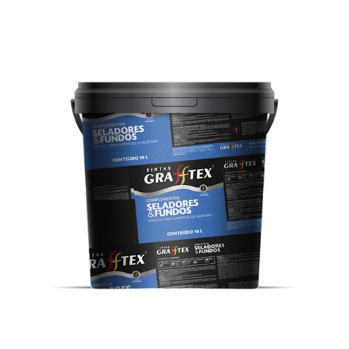 Fundo Grafftex Preparador Paredes 18 Litros Balde Base Água