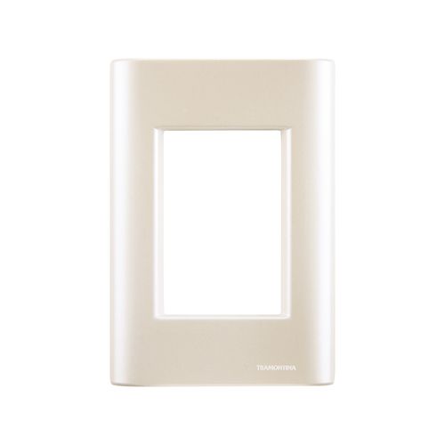 Placa Tramontina Giz Perola 4X2  3 Postos 57200054