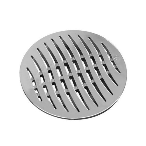 Grelha Tigre 100 PVC Cromada - Redonda