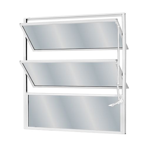 Vitro MGM 60X60Cm Branco Soft Basculante Vmb. ID 3145 - Alumínio