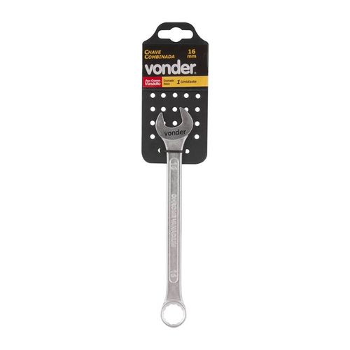 Chave Combinada Vonder 16mm Aço Cromo Vanádio DIN 3113 — Ref. 3742160000