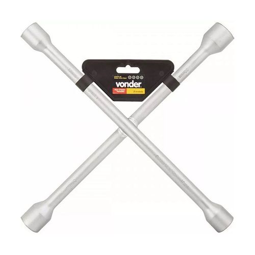 Chave de Roda Cruz Vonder 17x19x21x23mm Aço Cromo Vanádio — Ref. 3697170230