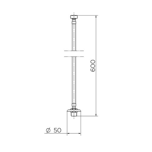 Engate Docol Malha Aço Inox 60 00608900