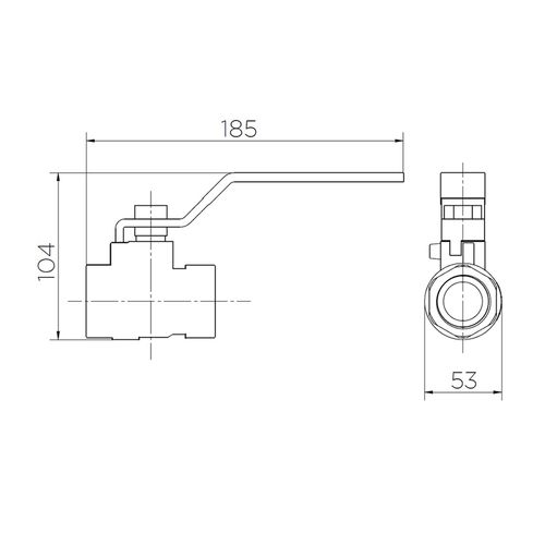 Registro Docol Esfera Verm  1.1/2" PN-30 00474906