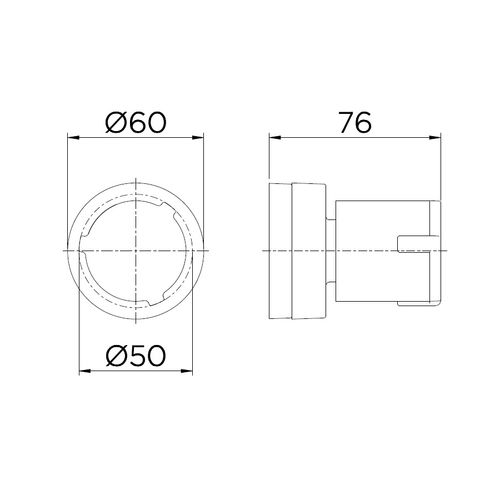 Acabamento Docol Base Deca Reforma Riva 3/4" Cromado 00449806