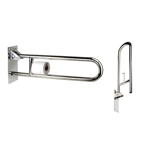 Barra de Apoio Jackwal Access Rebatível em Aço Inox 304 — Ref. 004.332