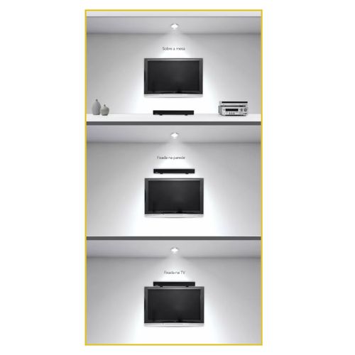 Antena de TV Intelbras Interna 4 em 1 FM/VHF/UHF/HDTV AI3100 - 4141003