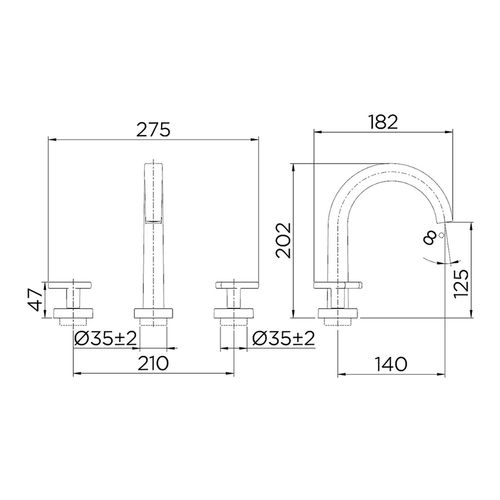 Misturador Docol Lavatório Mesa Docolcity Cromado 00878106