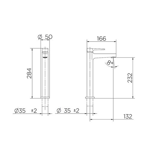 Torneira Docol Lavatório Mesa Lift Bica Alta Cromado 00872006