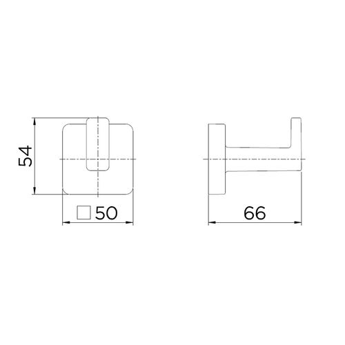 Cabide Docol Trip Cromado 00761706