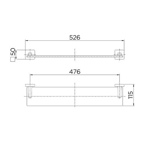 Prateleira Docol Trip Cromado 00764806