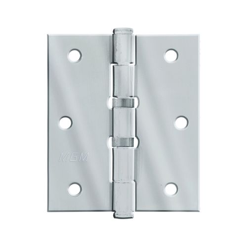 Dobradiça MGM 3.1/2X3 com Anel Cromado Cartela com 3 Peças ID 2091