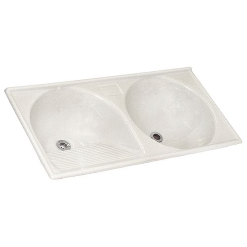 Tanque Decoralita Marmofibra TM102 102x50cm Branco