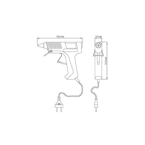 Pistola Tramontina Elétrica Cola 10-12W  43755510
