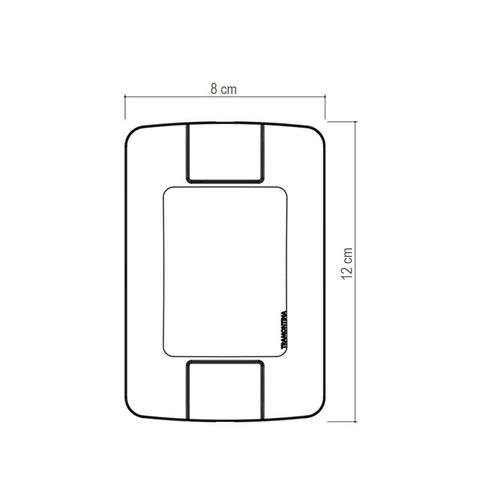 Placa Tramontina Aria 4X2  Cega 57203001