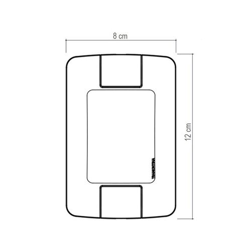 Interruptor Tramontina Aria 2 Simples 6A 250V e 1 Tomada 2P+T 10A 250V 57241073