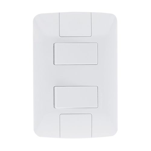 Interruptor Tramontina Aria 2 Simples 4x2  6A 250V 57241040