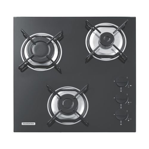 Cooktop Tramontina Vidro 94726/501 45x45 Brasil 3GG 45 Gás