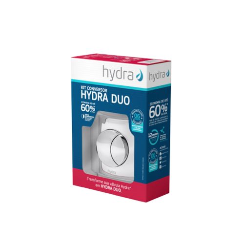 Kit Deca Hydra Max para Hydra Duo 1.1/2" Cromado  4916.C.112.DUO