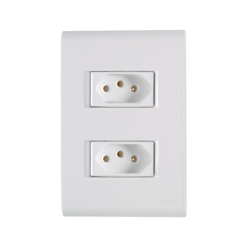 Conjunto Tramontina Liz 4x2 com 2 Tomadas 2P+T 10 A 250V  57170065/265