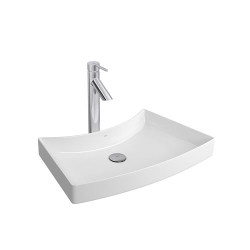 Cuba Deca L.127.17 Sobrepor com Mesa Posterior 605x390mm Branco