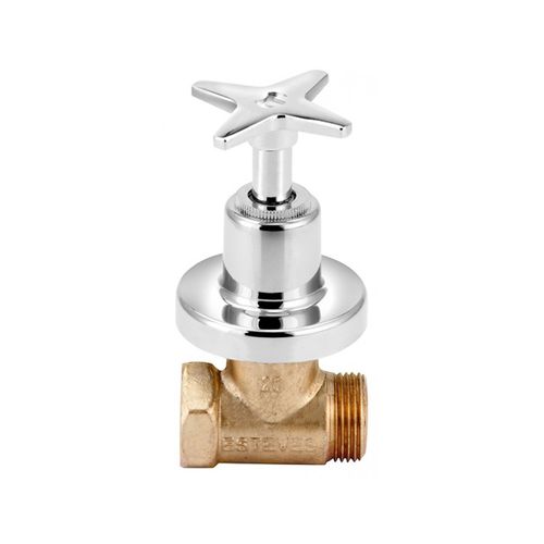 Acabamento Esteves para Registro Pequeno 1/2" 3/4" 1" Eco C23 Cromado VAD023CWB
