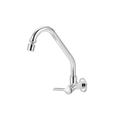 Torneira Esteves Cozinha Parede Bica Móvel 1/4" Volta 1168 Clean C62 Cromado VTP620CWB