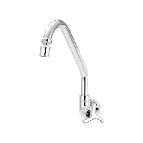 Torneira Esteves Cozinha Parede Bica Móvel 1/4" Volta 1168 New Light C66 Cromado VTP610CWB