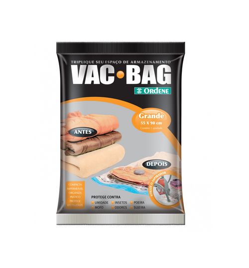 Saco Ordene Vac Bag Para Armazenamento G 55X90Cm 55400